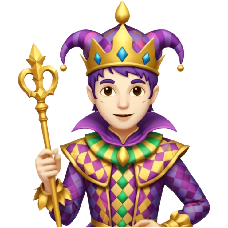 a wrangled jester emoji