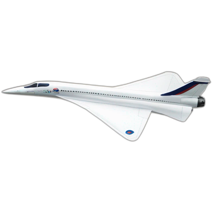 Concorde plane emoji
