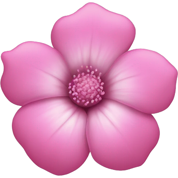 Pink flower emoji