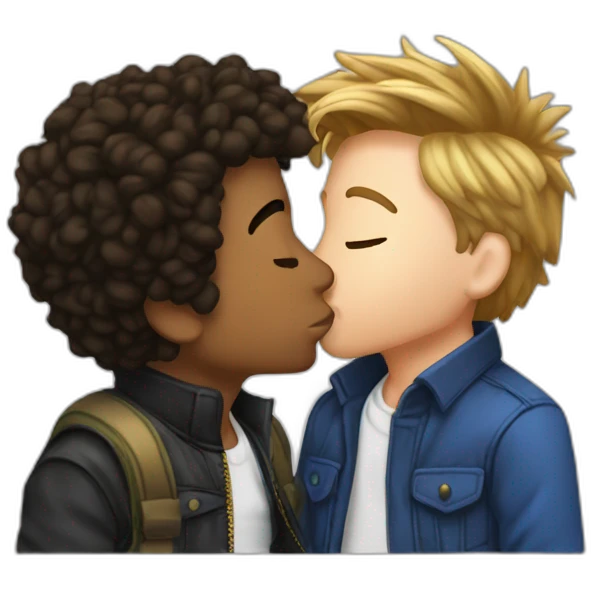 mcfly kissing carlito emoji
