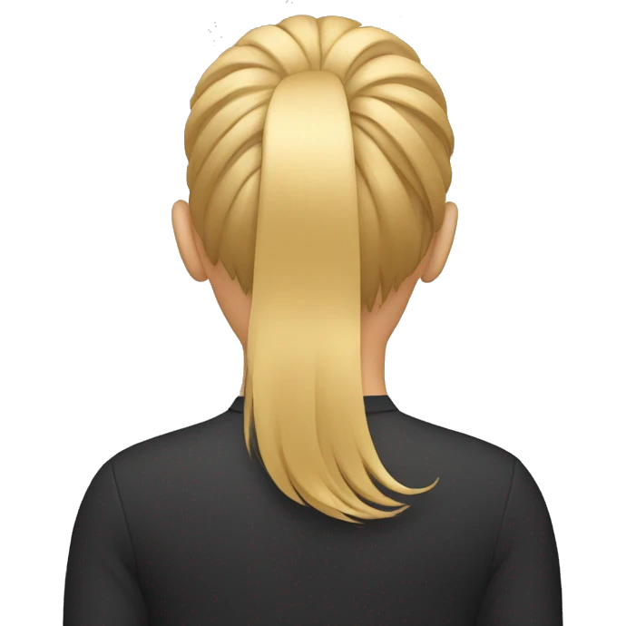 hair tucking behind ear emoji