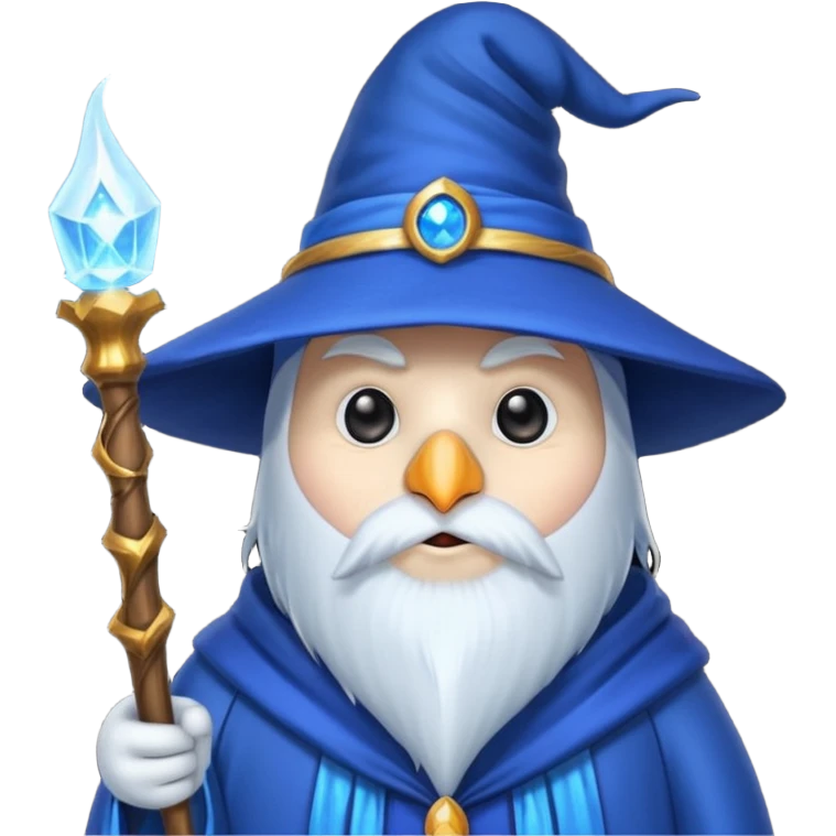 Penguin Wizard emoji