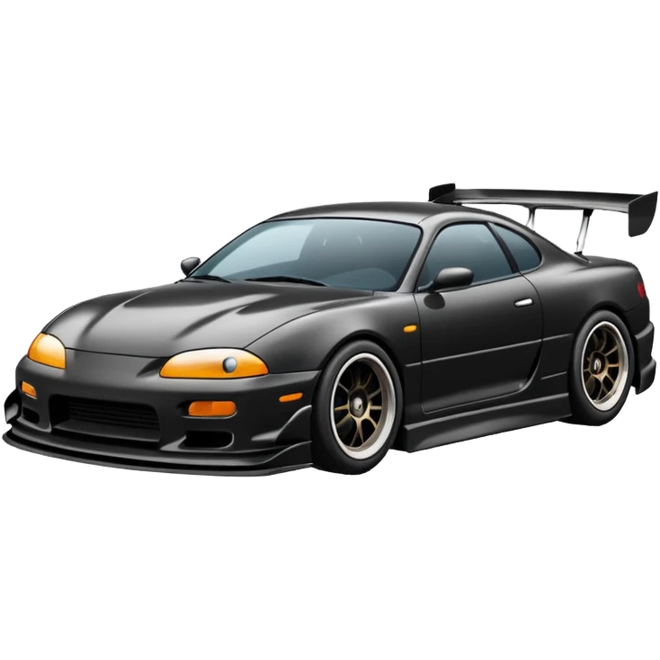A car drifting in the streets  emoji
