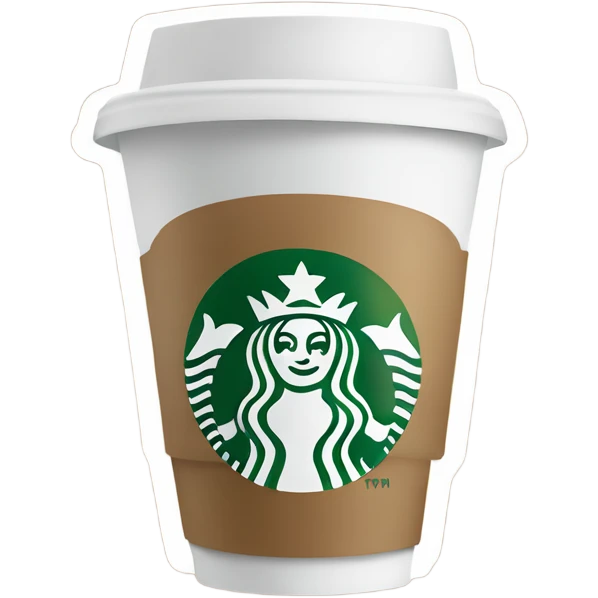 Starbucks coffee cup emoji