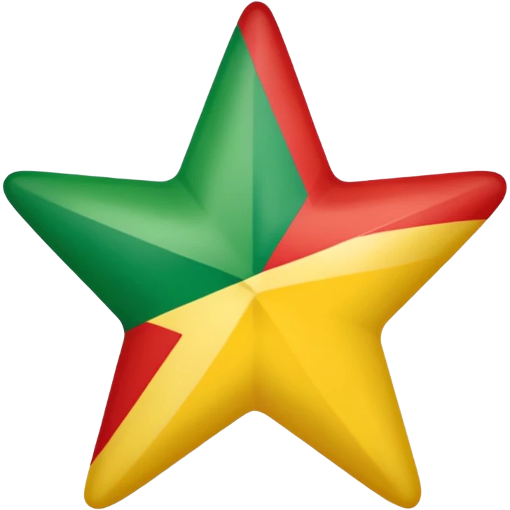 A five star verticy with the colours of this flag 🇸🇨 emoji
