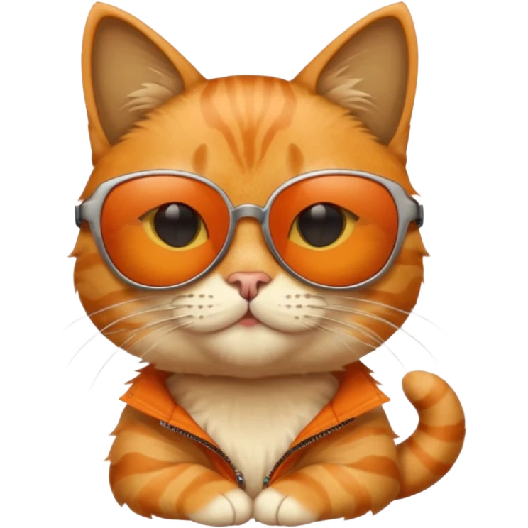 Cat wearing sunglasses emoji