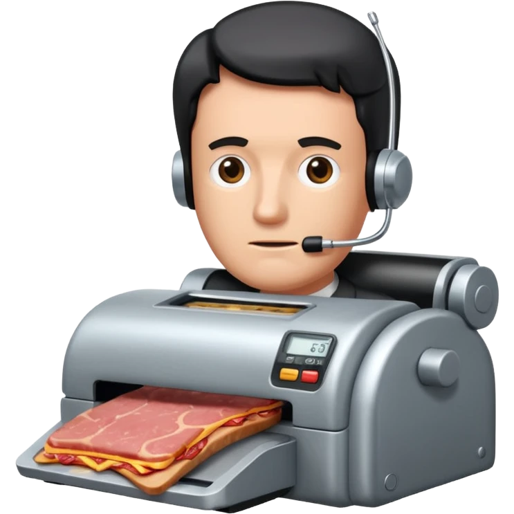 spam meat fax machine emoji