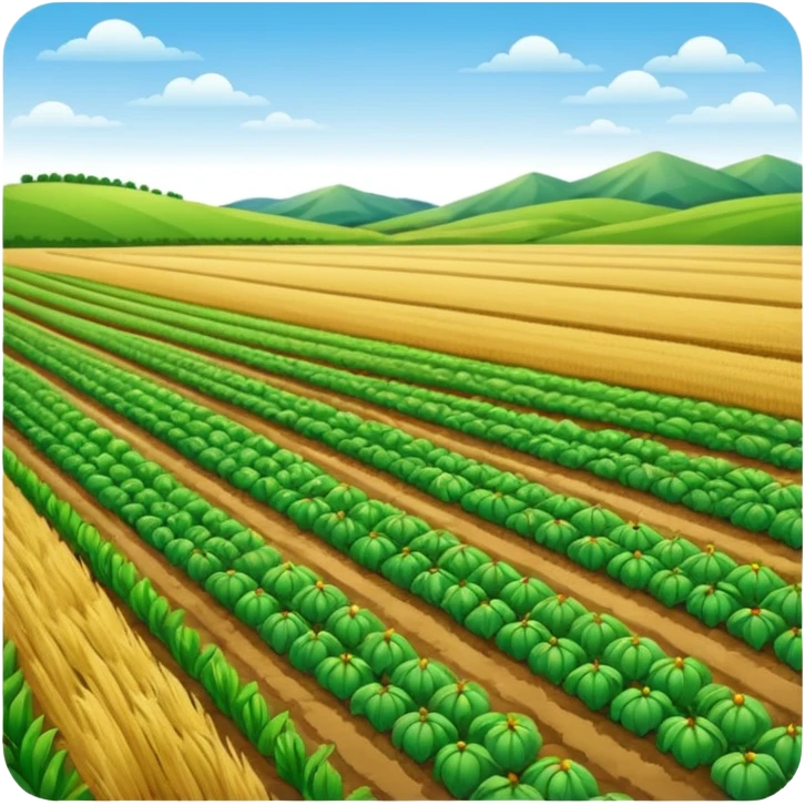agricultural field emoji