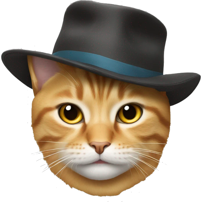 Cat whith a hat emoji