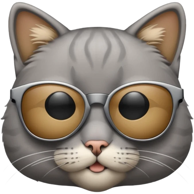 Cat wearing sunglasses emoji