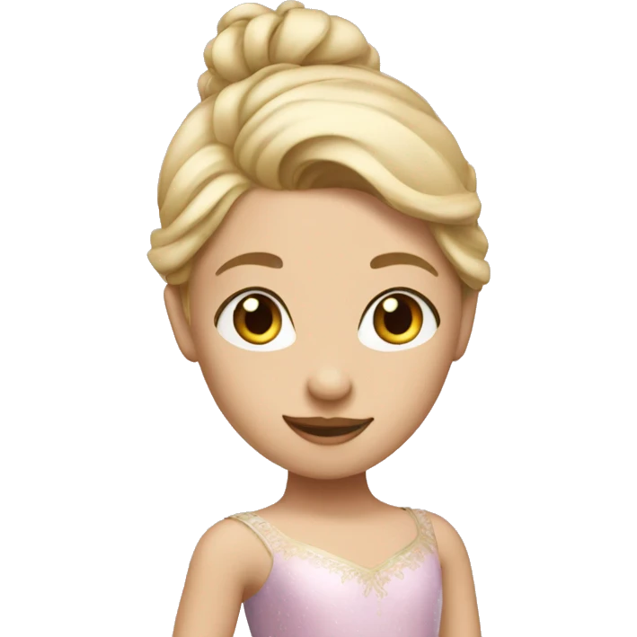 Sugarplum ballerina with blonde hair emoji