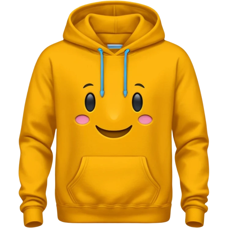 erstelle mir nur einen kapuzenpullover in uni und ohne mensch emoji