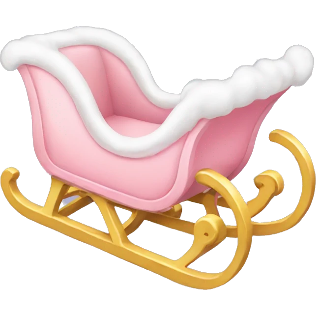 light pink sleigh emoji