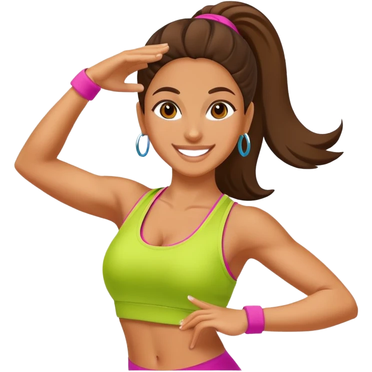 Zumba dancer emoji