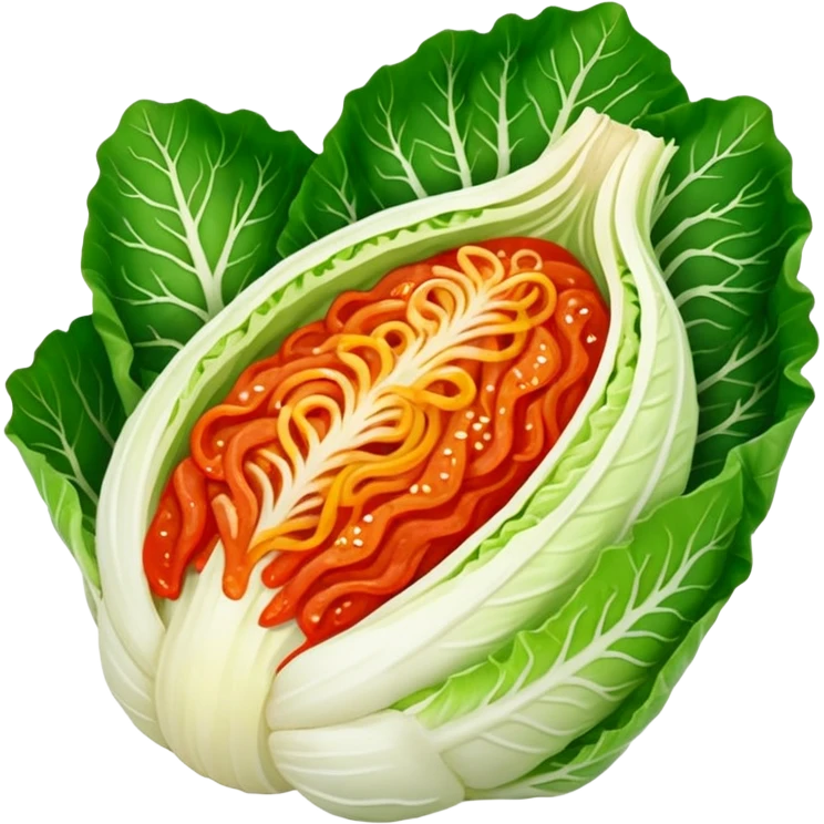 baechu kimchi napa cabbage kimchi emoji