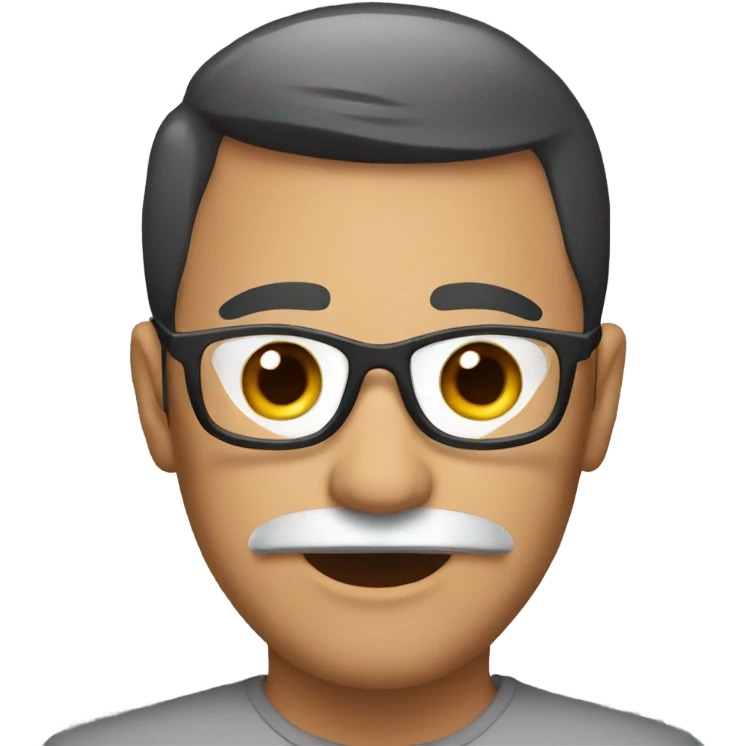 A dad with  mask emoji