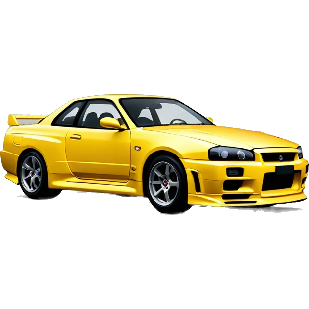 Nissan Skyline r34  emoji