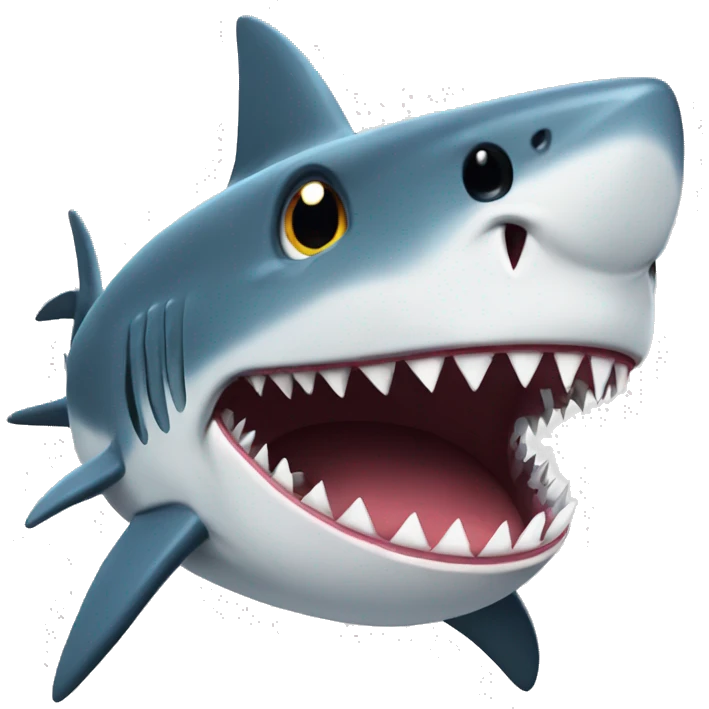 shark with angry fave emoji