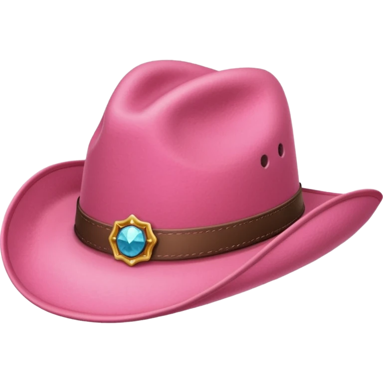 a pink cowboy hat emoji