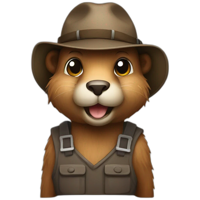 Beaver work emoji
