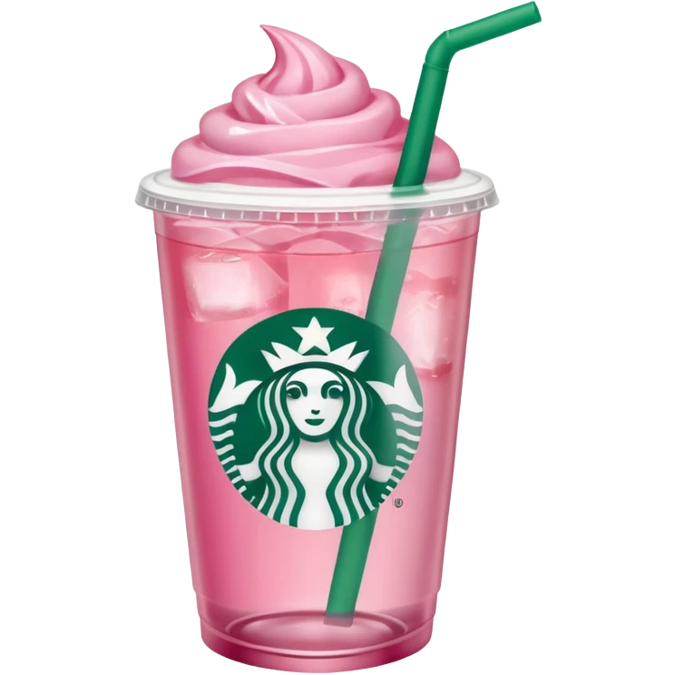 pink drink refresher at starbucks  emoji