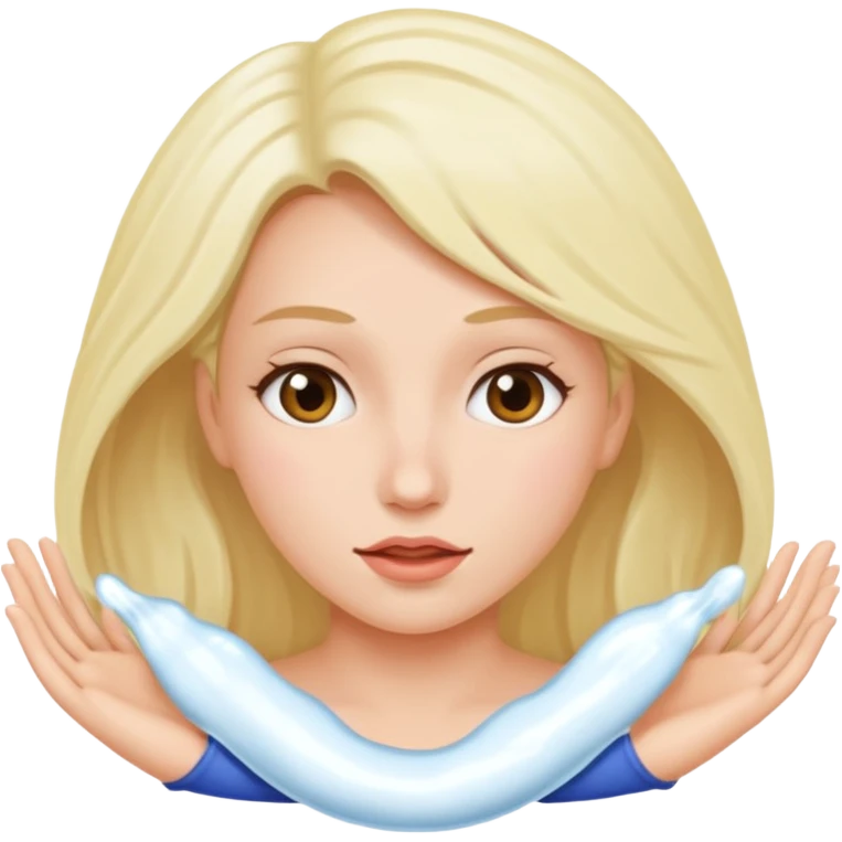 Cum coming out of a woman’s vagina emoji