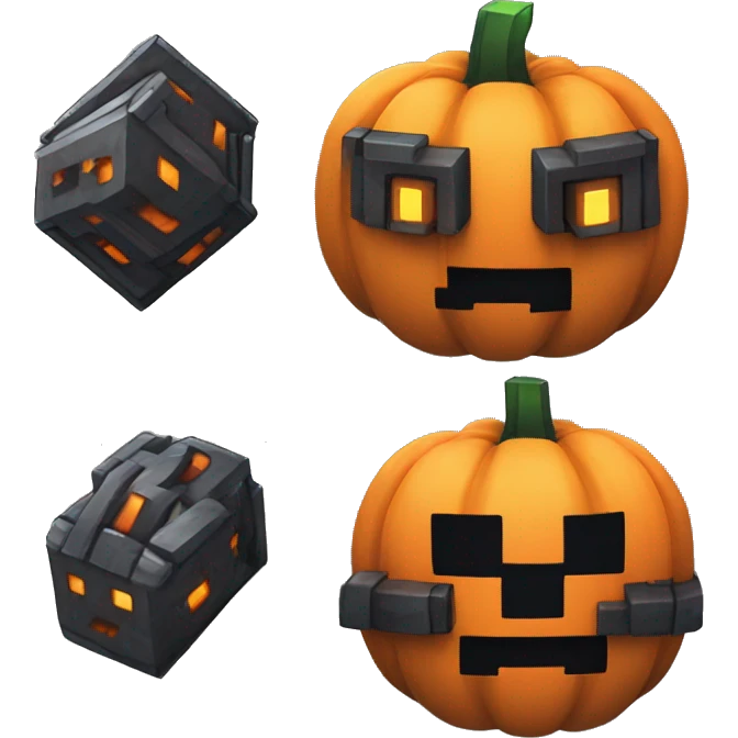 minecraft pumpkin halloween badge cinematic cyberpunk pokemon emoji