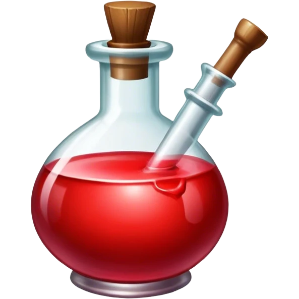 dnd item icon, health potion red emoji