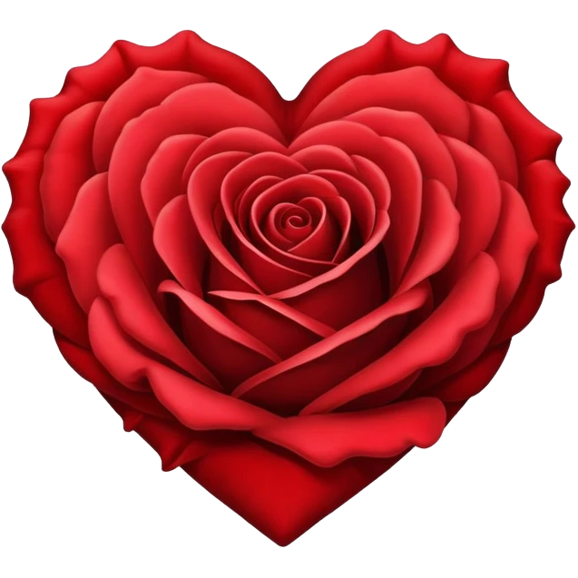 rose heart red dark emoji