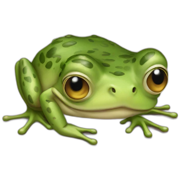 frog doesn't care emoji