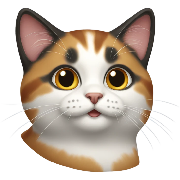 Tricolor cat  emoji