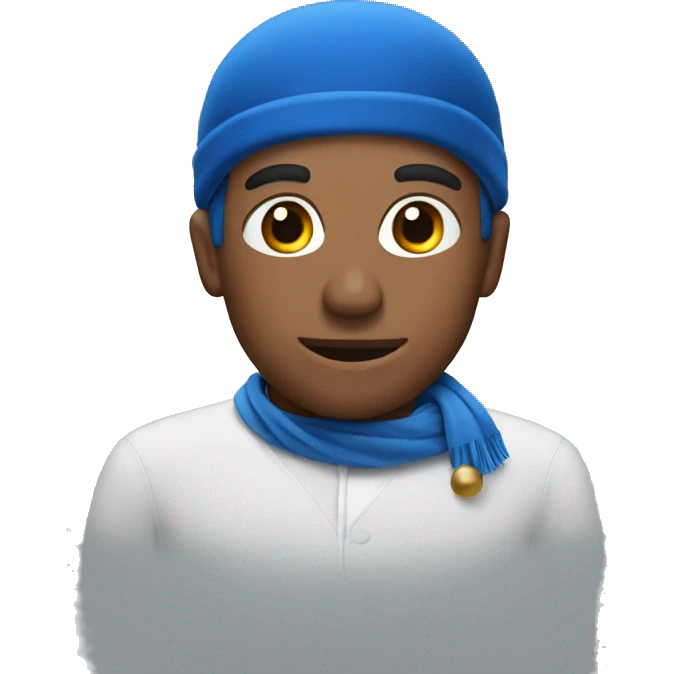 Natale azzurro emoji