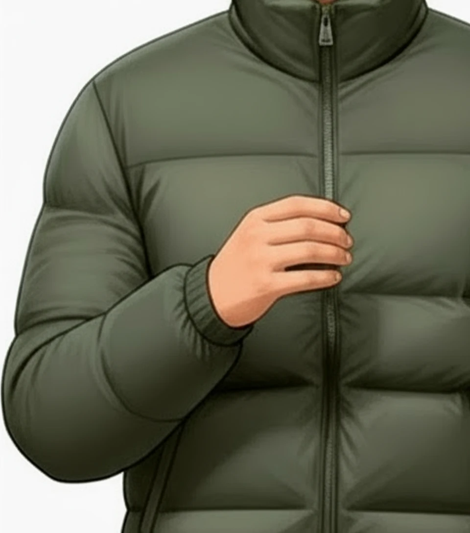 нарисуй точно такую же  руку в куртке от плеча  до кончиков пальцев, но остальную часть куртки рисовать  не надо, без фона emoji