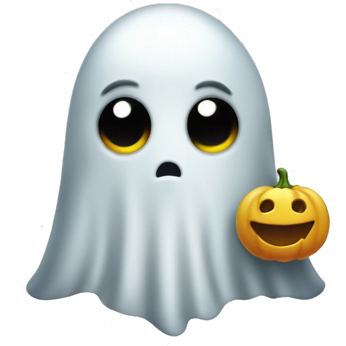 ghost with clas emoji