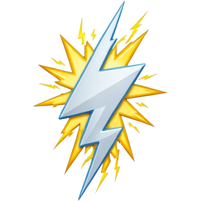 lightning bolt emoji