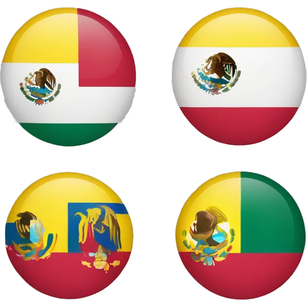 emoji de bandera de Ecuador y México juntas emoji