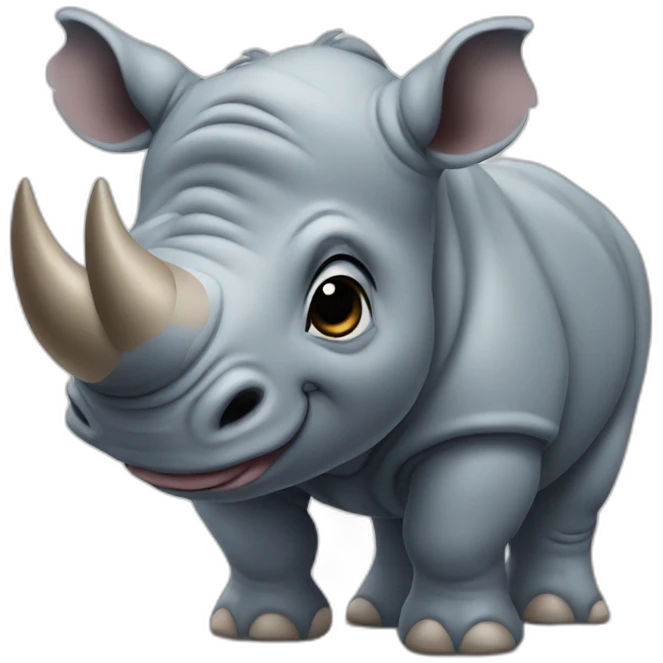 crying babe rhino emoji