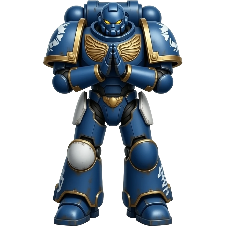 adeptus mechanicus robot pray towards us emoji