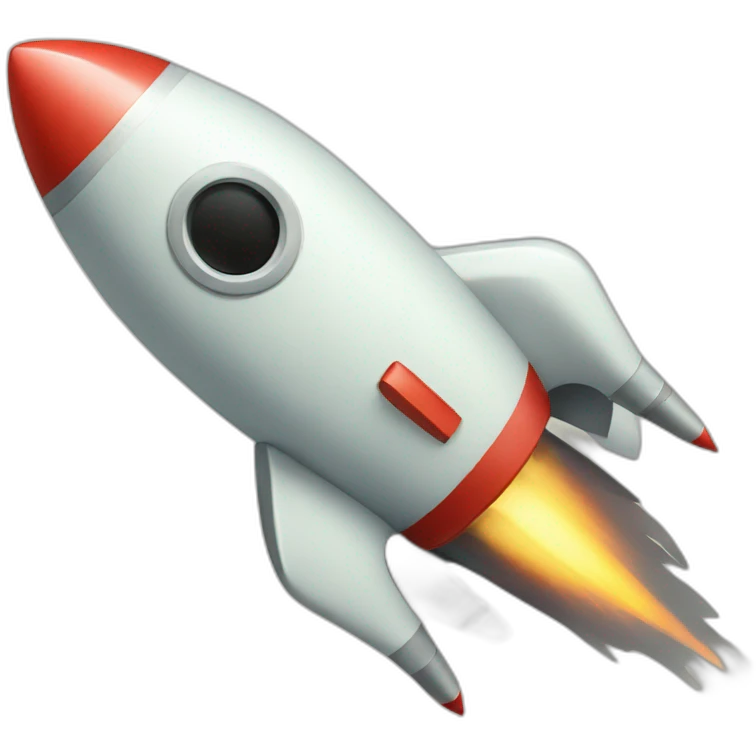 rocket with dollars emoji