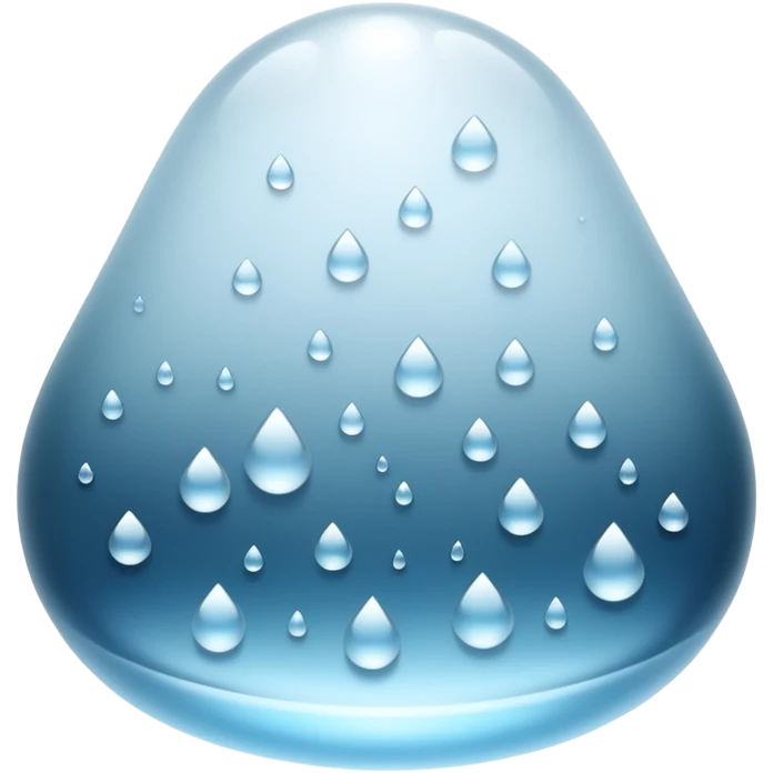 a close-up of a glass surface covered with small water droplets and light fog, as if from steam or humidity — some droplets sliding down slowly — soft reflections and blurred transparency give a realistic misty look — clean, glossy design with gentle lighting emoji