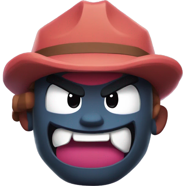 Fang de Brawl stars dando una patada  emoji