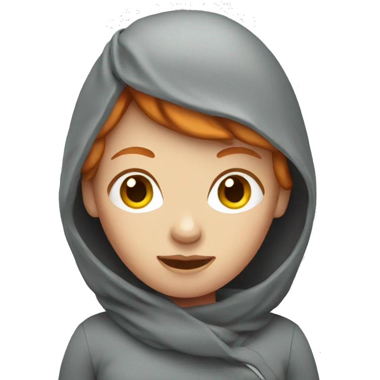 ginger female emoji