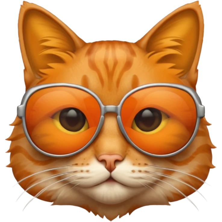 Cat wearing sunglasses emoji