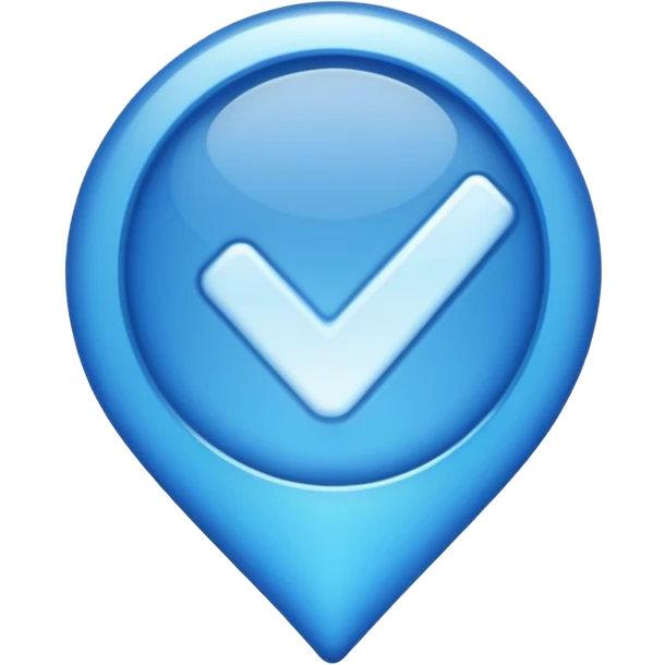 Verified blue tick imoji  emoji