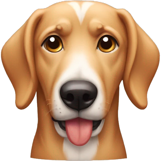 Perro salchicha triste emoji