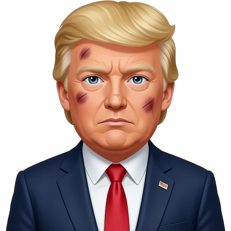 donald j trump bruised emoji