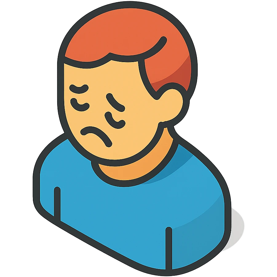 человек разачарованный emoji