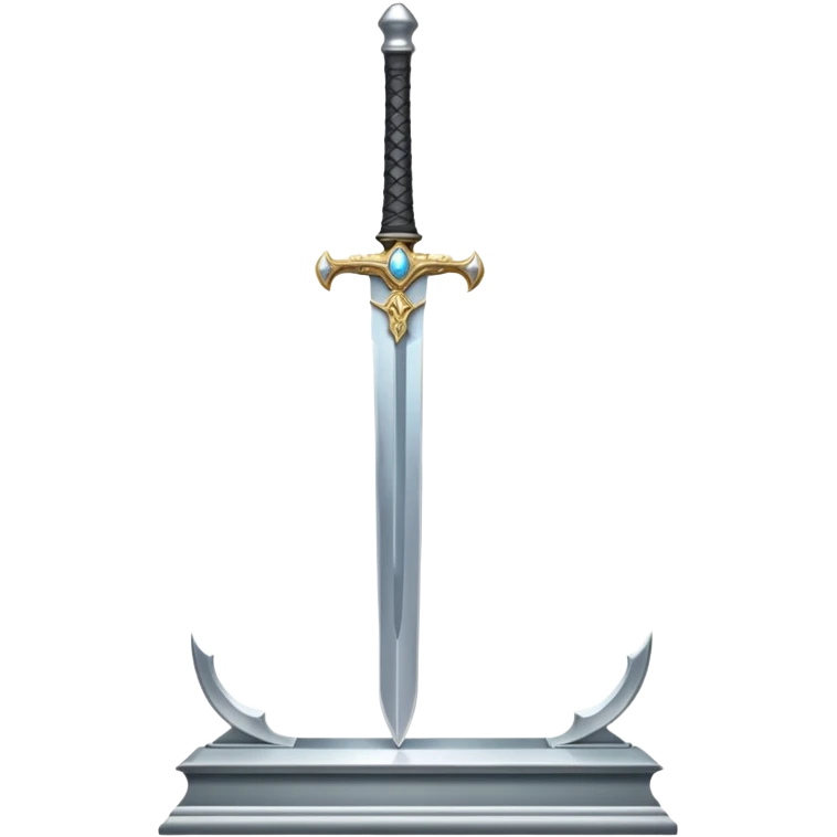 legendry sword on a showcase   emoji