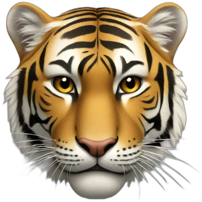 Tigre tenant une épée emoji