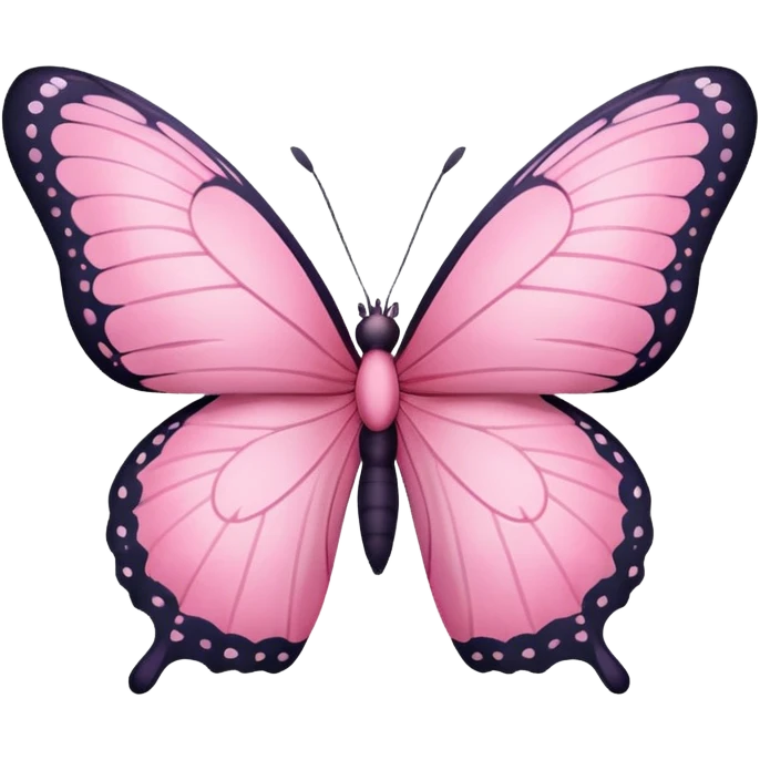 Pink butterfly emoji emoji